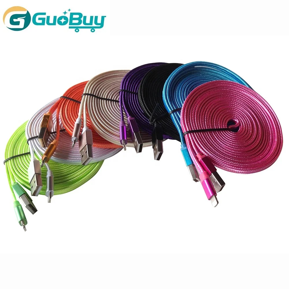 

Hottest and Cheapest fast charging speed braidred fabric flat micro usb charging cable, 8pin usb data cable, N/a