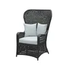 Garden used synthetic rattan chair wicker arm chair