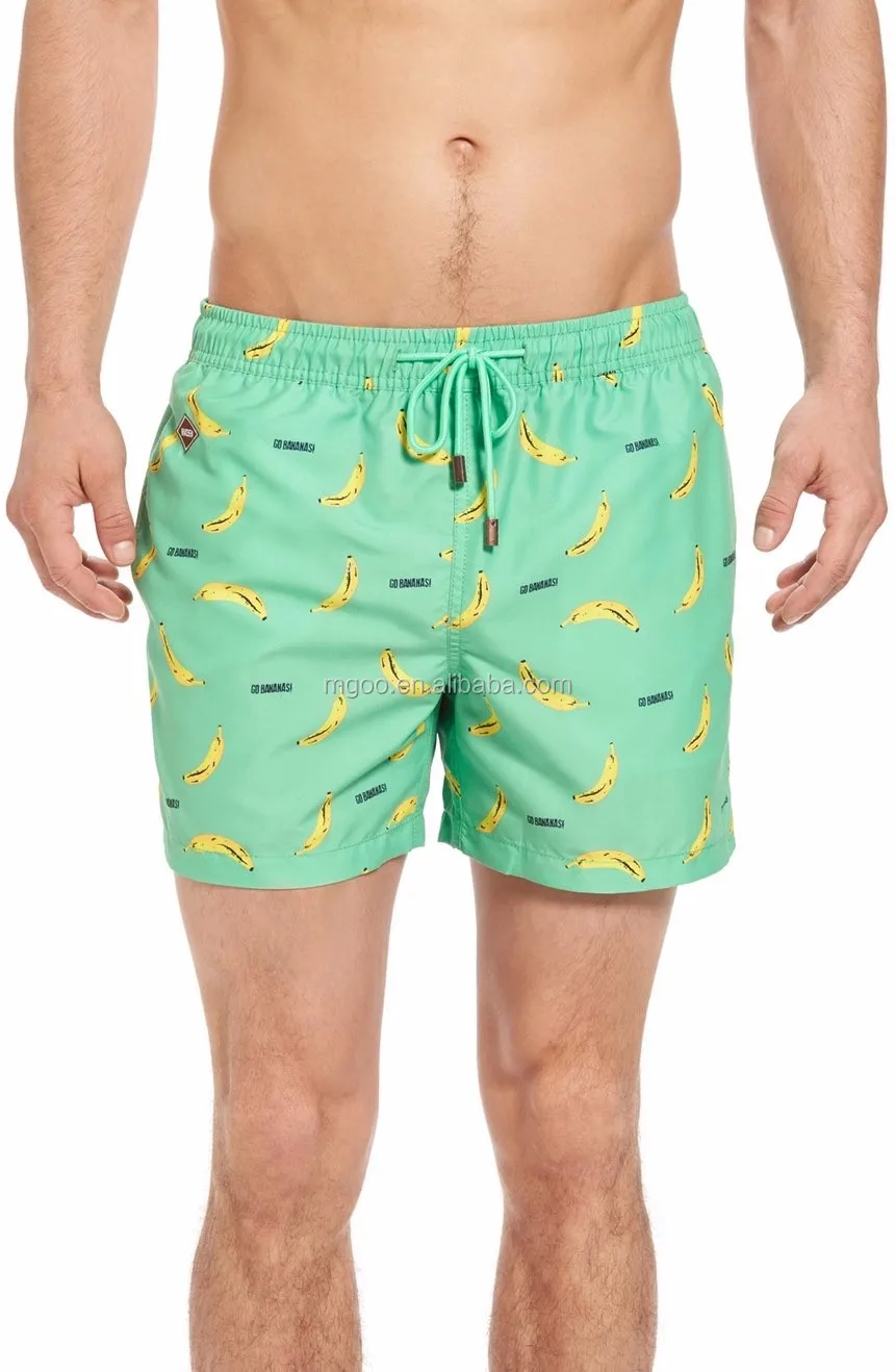 green swim trunks