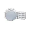 Diy crystal drop glue circular transfer license plate mold digital parking plate remove car tools manual drop glue mold plaster