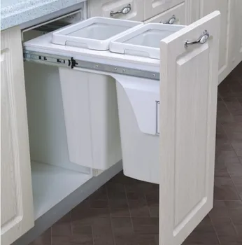 Soft Closing Kitchen Drawer Slide Rail Inner Dividing System For
