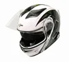 1500M group talking motorbike helmet built-in Bluetooth 4.1 DOT certified helmet with double sun visor