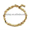 2013 new design gold bracelet jewelry,3D Star Eco-friendly bracelets,Dubai style gold link chain bracelet