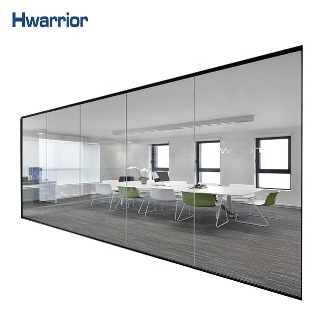 
Sound proof temporary cheap used office removable glass wall partition 