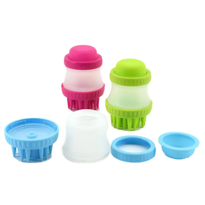 

Pet Hair Comb Cat Dog Grooming Hair Removal Deshedding Cleaning Bath Brush Comfortable Rubber Grooming Massage Device