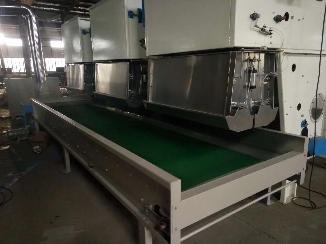 
bale fiber opener auto weight system 