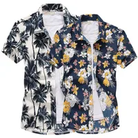 

NEW Eye-Catching Hawaiian Shirts Tropical Mens Shirts Dress Short Sleeve Lapel Collar Floral Beach Vacation Clothing Summer
