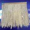 Synthetic plastic artificial thatch and palm leaves roof for gacebo roof material