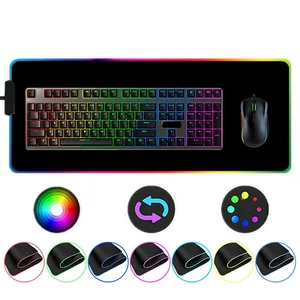 Soft Rubber Gaming Mouse Mat RGB LED Lighting