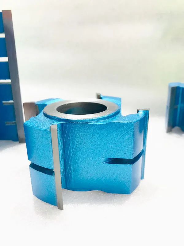 90*35*4T*H40  China superfine particles cemented carbide Woodworking knives Spiral Cutter Head