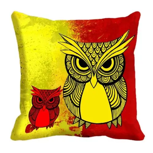 Owl throw pillow Love Owl Throw Pillow Bird Pillow Owl Pillow Cover Gold pillow Owl Pillow Cover Birds Pillow Polka Dots Pillow