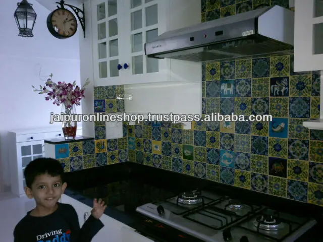 Designer Blue pottery Kitchen.jpg