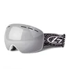 For Christmas gift outdoor sport windproof anti-fog clear lens custom ski goggle strap goggle