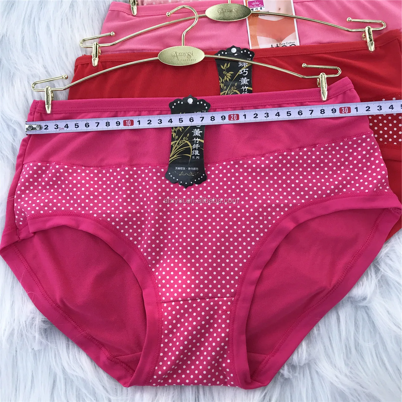 0.42 Dollars Nk044 Fat Women Big Waist Cotton Womens Thong Panties