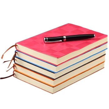 debossed low custom moq wholesale imitation larger notebook