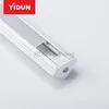 Yidun Lighting 45 degree aluminum V channel profile surface corner mounted led light strip diffuser channel for led