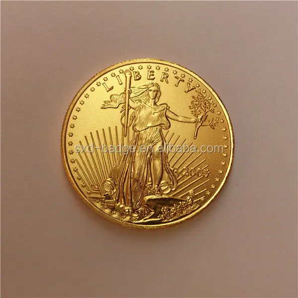 Gold Plated Tungsten Coins Buy Fake Gold Coins,Plain Gold Coins,Gold Replica Coins Product on