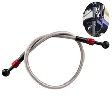 H-J409 Мотоцикл Байк плетеный сталь гидравлический укрепить Тормозная Линия сцепления масло шланг трубки Универсальный Fit гонки MX