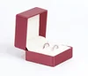 Embossing Rigid Square Folding Ring Gift Storage Box Expensive Luxury Rings Jewelry Organizer Box