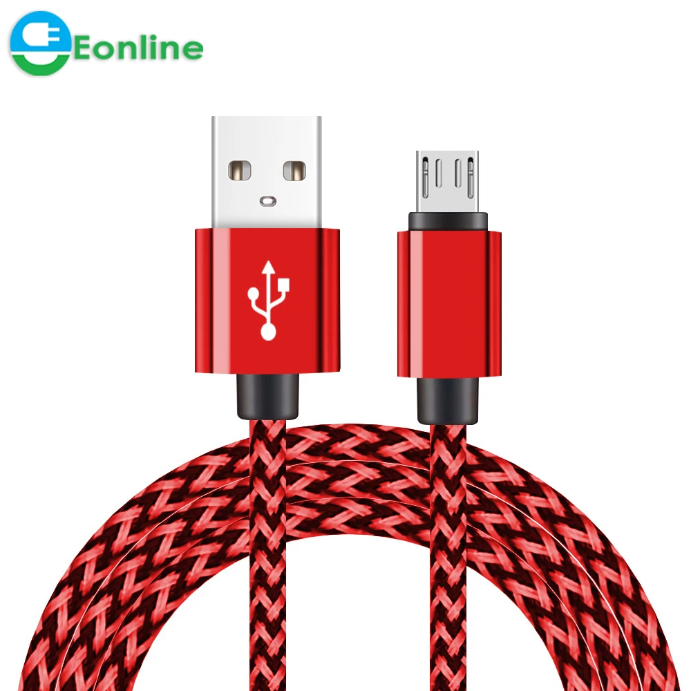 

Micro USB Cable 2.4A Fast Charging Microusb Charger Cable For Samsung J4 J5 J6 J7 Xiaomi Redmi Note 5 4 Android Phone Cables, Black / sliver / red / blue / green / gold