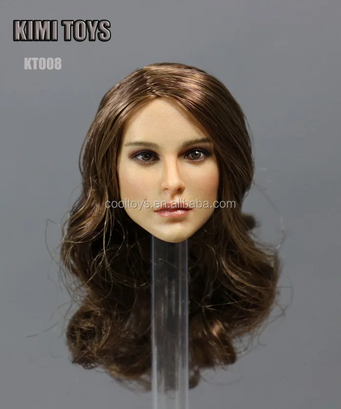 KT012 1//6 Female Head Sculpt KIMI TOYS Carving Model For 12/" Action Figure Body