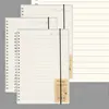 Custom Printed Covered Blank PVC Graph Paper Writing Journal Notebook Diary