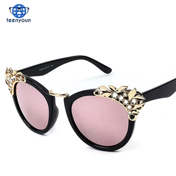 rhinestone cat eye sunglasses