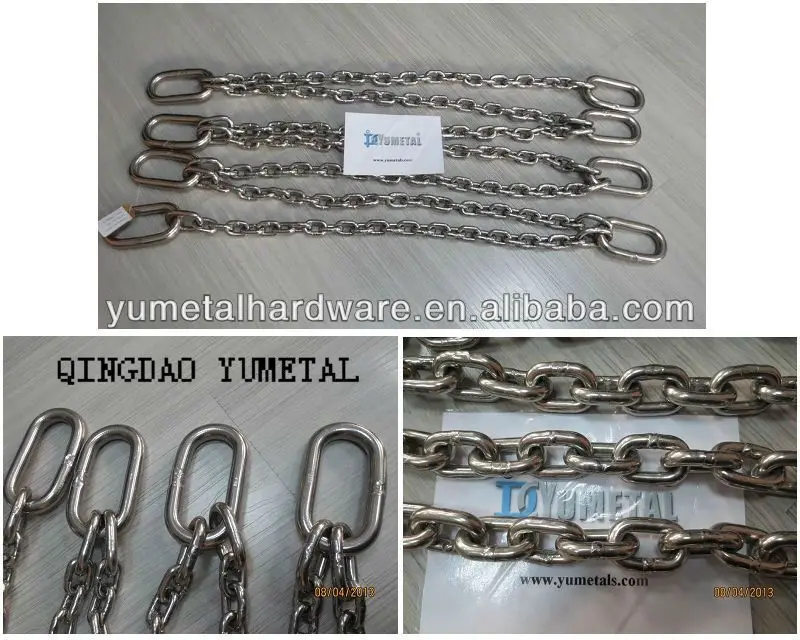 Stainless Steel 316 Chain Set 7mm - Buy Chain Set,Ss316 Chain,G80 Chain ...