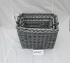 straw,willow Material and Stocked,Eco-Friendly Feature willow storage basket