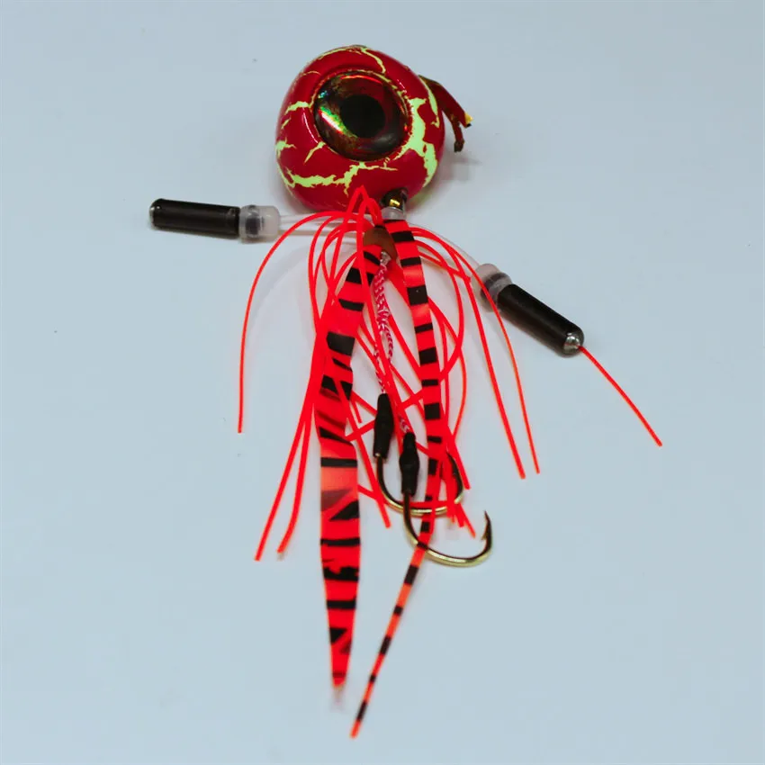 Factory OEM  Salt water Fishing Jig Lure jigs skirts  slider jig snapper lure madai Tai  kabura jig with rattle sound