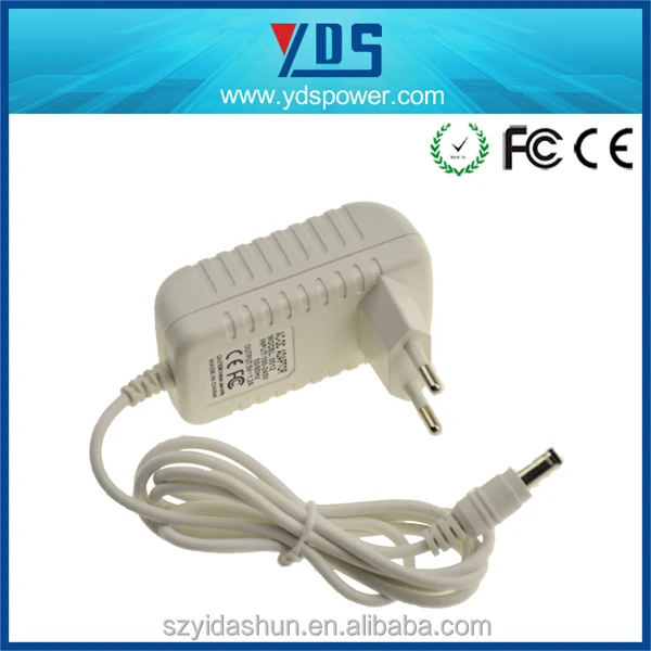 Buy in Bulk Alibaba Spanish manufactuer CE white color 5V 1A wall mount
power adapter,9 12 16V EU/UK/US plug in ACDC led power supply220V