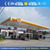 Anti Wind Steel Structure Petrol Station Canopy
