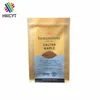 Custom Reusable Flat Bottom Food Pouch Compound Kraft Paper Ziplock Bags With Window