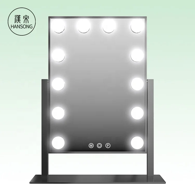 

Hollywood Style Vanity Makeup Mirror LED Light Beauty Cool White 12bulb Dimmable Mirror, Black /white / pink / silver / gold / rose gold