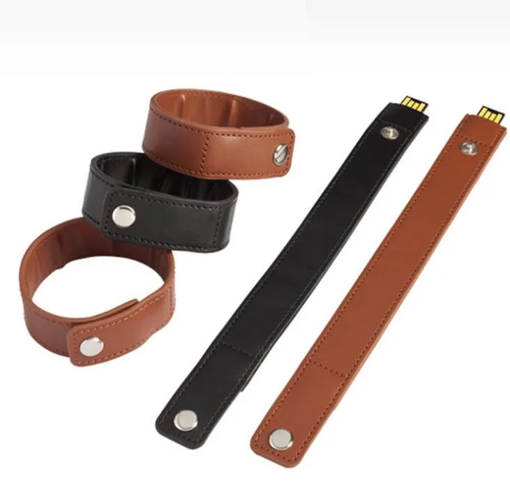 usb flash drive leather bracelets usb leather bracelet