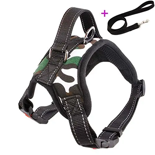 

Wholesale breathable mesh fabric harness OEM pet supplies amazon top seller dog harness with reflective nylon, Can be customized