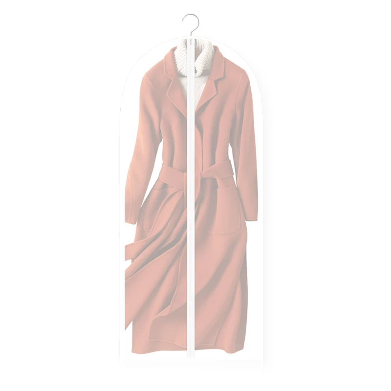 

Large Size Zipper Suit Bag PEVA Garment Dust Protective, Customized