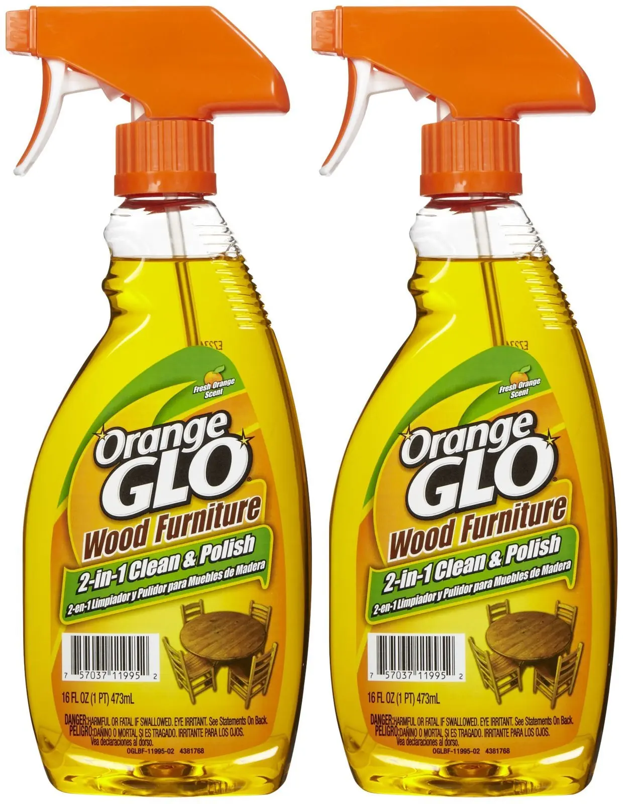 Buy Orange Glo Wood Furniture 2in1 Clean & Polish 16 fl oz in Cheap