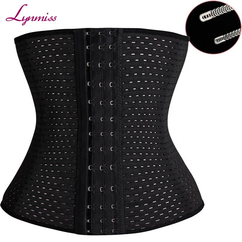 

2019 Lynmiss Weight Loss Waist Trimmer Back Support belt Sweat Enhancer Adjustable waist trainers Slimmer Shapers, Black,white,nude