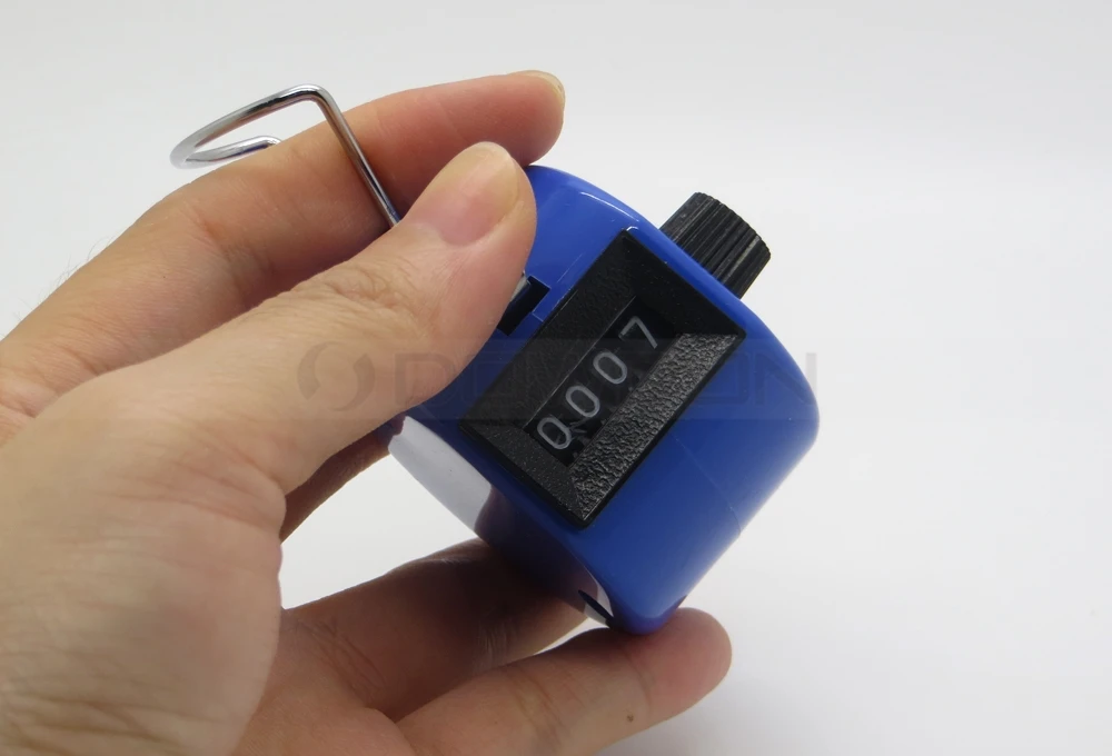 8 Color In Stock Fourdigit Plastic Shell Mechanical Tally Counter Hand
