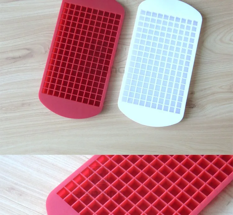 硅胶冰弹出托盘糖果模具 160 网格迷你冰模具