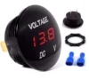 DC 12V-24V RED LED Panel Digital Voltage Meter Display Voltmeter Car Motorcycle