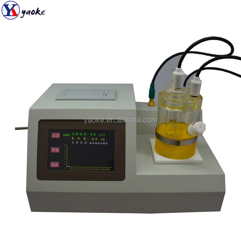 Karl Fischer Transformer Oil Trace Water Content Moisture Analyzer