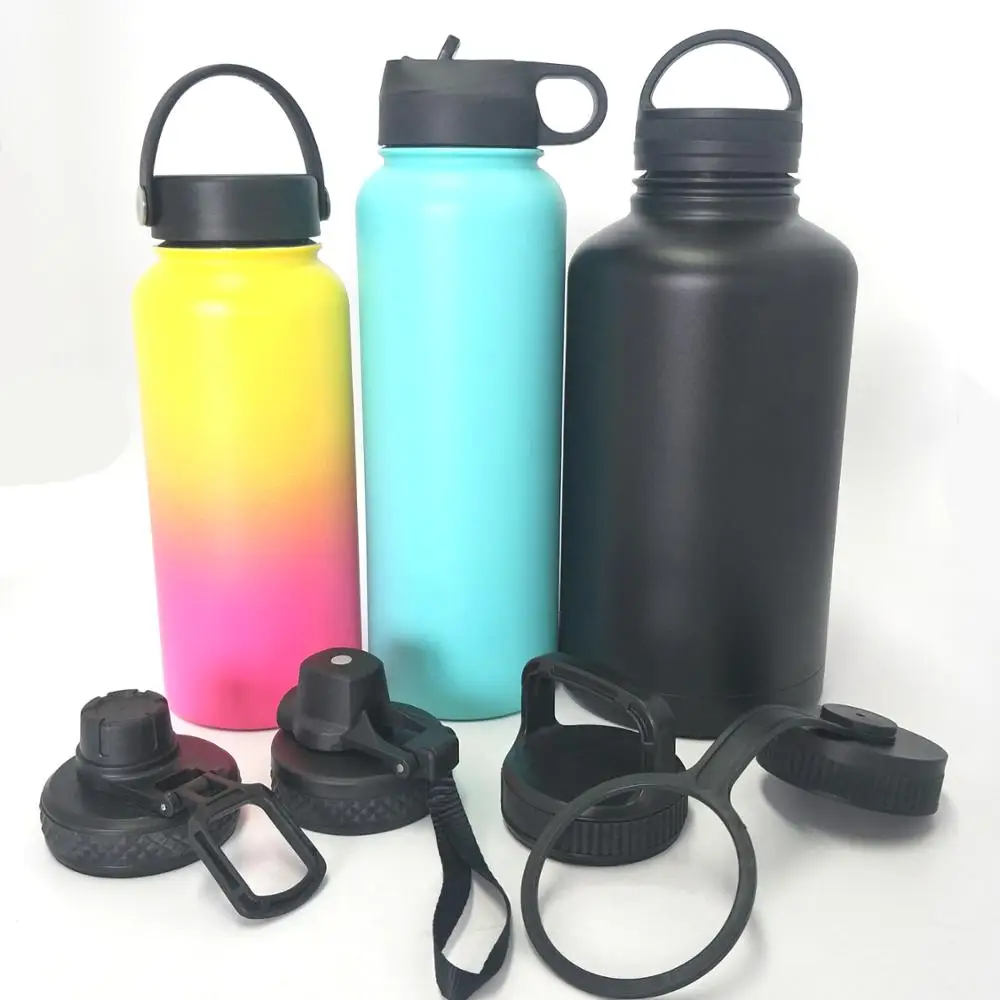 Wide mouth vacuum flask stainless steel thermos hydroflask water bottle