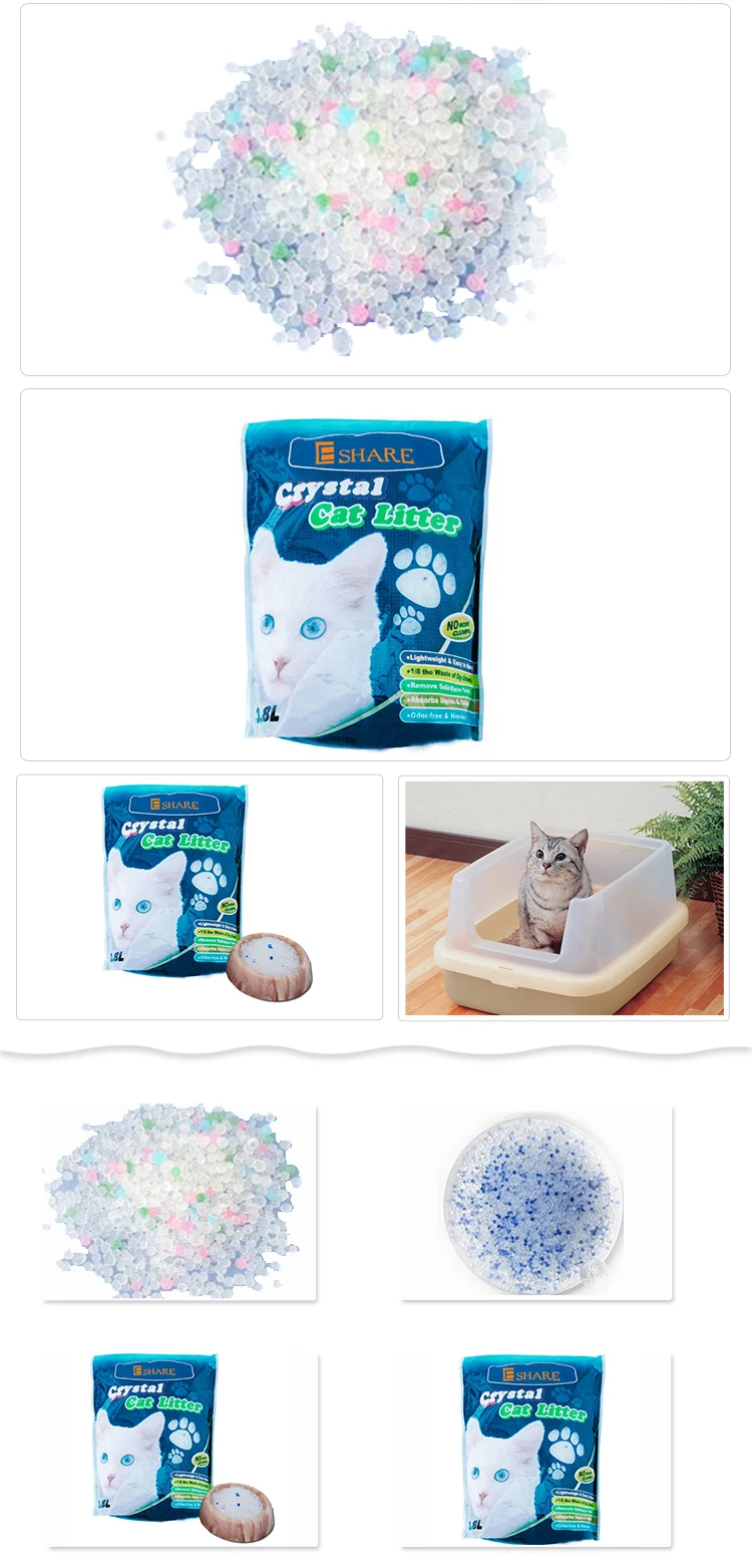Best Natural Cat Litter Silica Gel Crystals And Box Buy Silica Gel