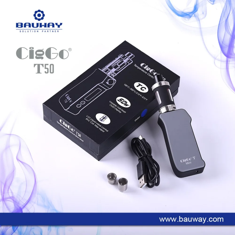 
electronic cigarette 50w vape mod kit Ciggo T50 vape mods 