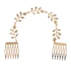 Fashionable new lady 5 leaf hair comb