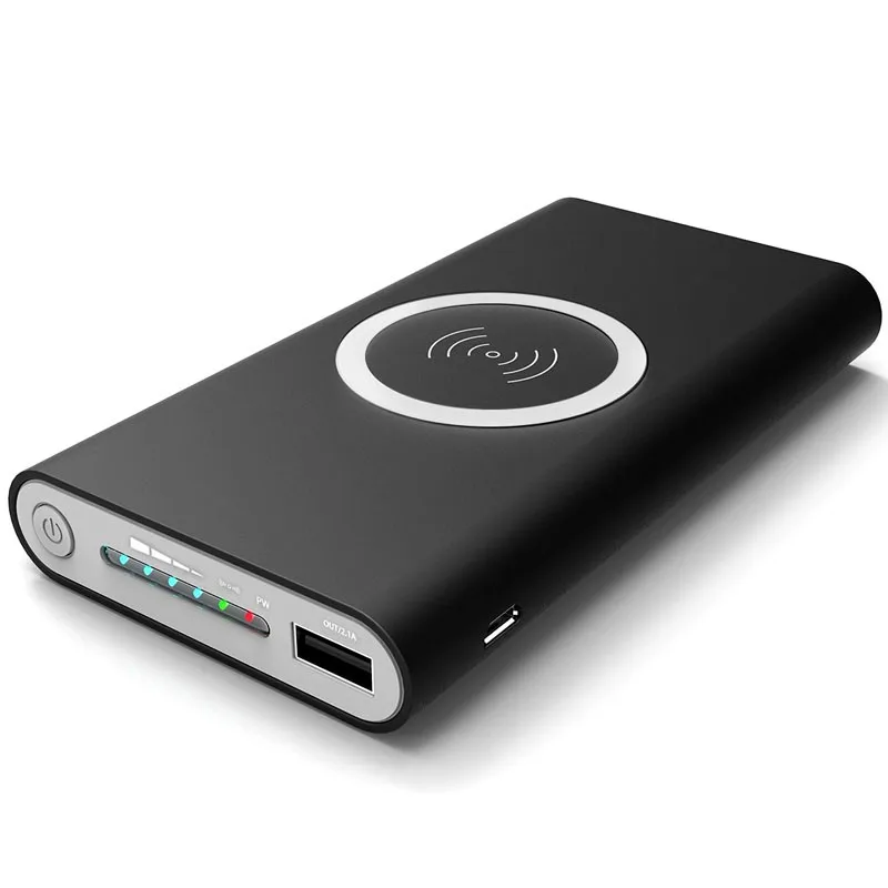 

10000mAh battery charger wireless portable fast wireless charger qi powerbank