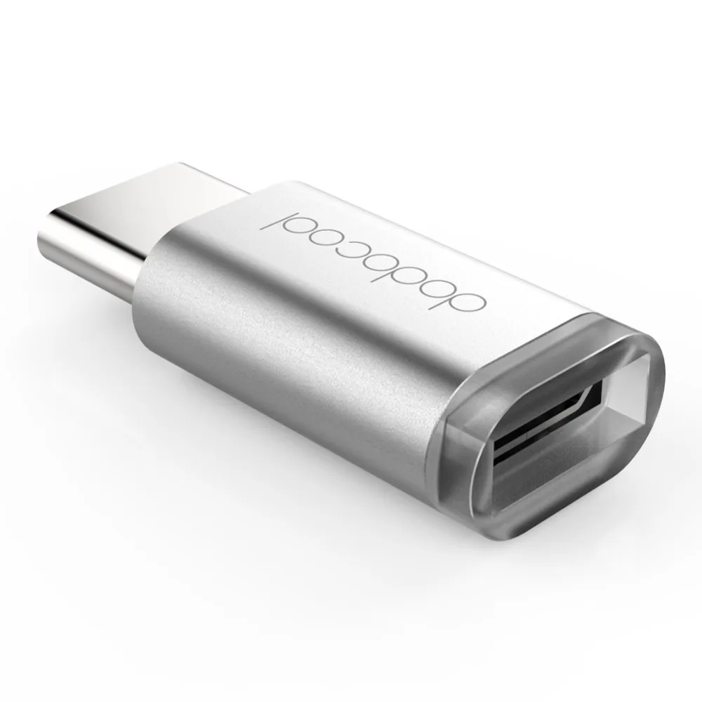 

Dodocool USB Type C Male to Micro USB Female Adapter Converter Compatible with All USB-C Phones Tablets Laptops