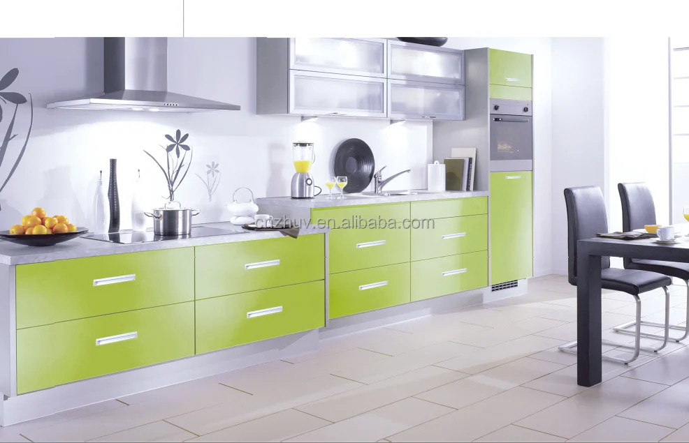 De alto brillo uv mdf mueble cocina puertas cocinas identificación ...